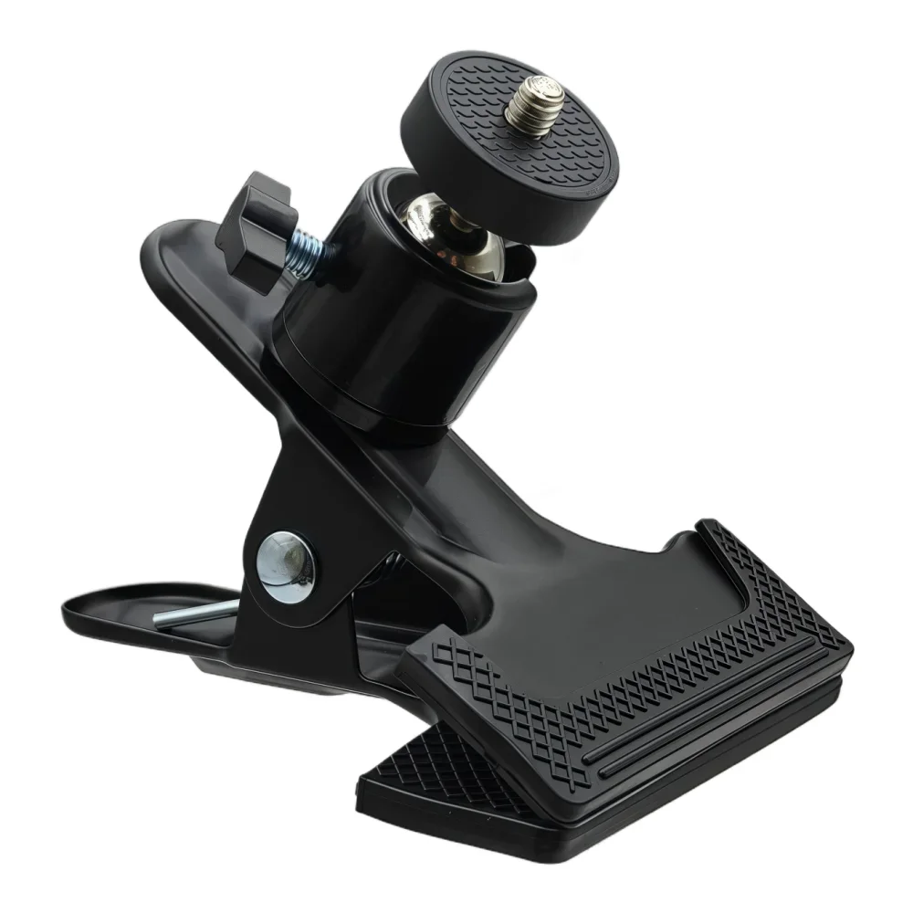 Metal Ball Head Clamp With 1/4" Screw Grip Clip Mount Camera Mobile Phone Holder Photography Accessories For Photo Studio