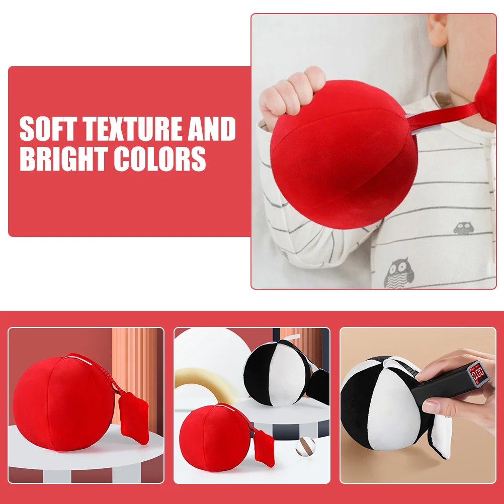 2 Pcs Vision Training Ball Puzzle Baby for Infants Brain Development Sensory Clutch Cloth Montessori Balls