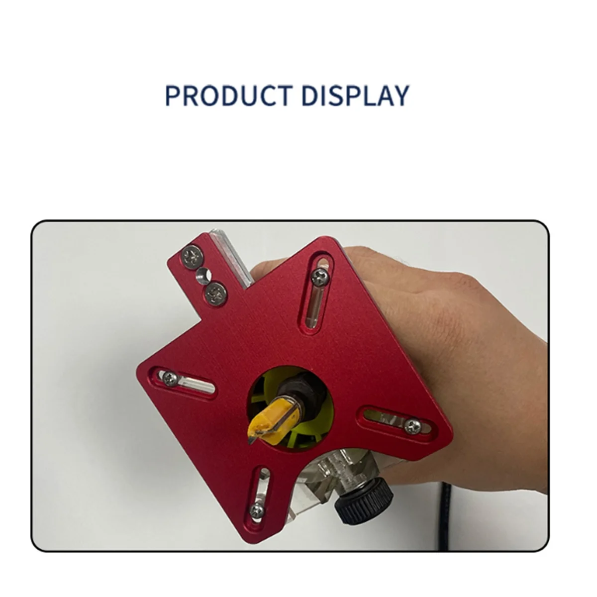 Milling Groove Bracket Woodworking Router Circle Jig for Trimming Machine Carpentry Circle Cutting Guide Board Tools-A