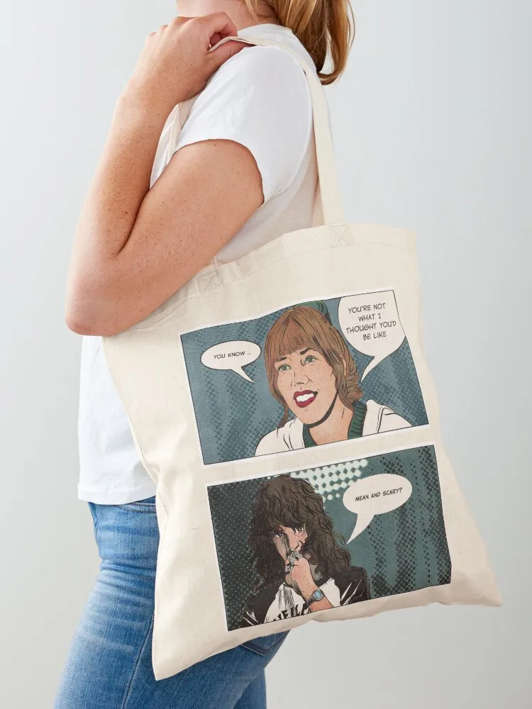 

Eddie Munson and Chrissy Cunningham (The Freak & The Cheerleader) Tote Bag great bag cute tote bag tote canvas