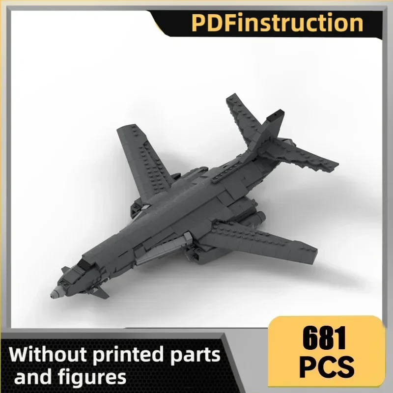 

Military Fighter Model Moc Building Bricks B1 Lancer bomber Technology Modular Blocks Gifts Christmas Toys DIY Sets Assembly