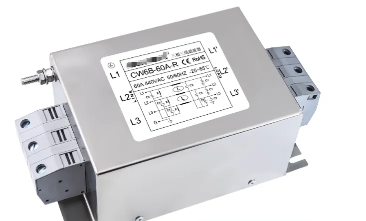 Three phase three wire power filter 440V/AC CW6B-50A-R CW6B-60A-R CW6B-70A-R CW6B-80A-R CW6B-85A-R 50A/60A/70A/80A/85A