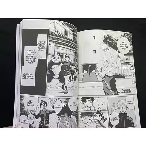 1 Book Anime Jujutsu Kaisen Japan Youth Teens Fantasy Science Mystery Suspense Manga Comic Book English Split for sale livre - Image 4