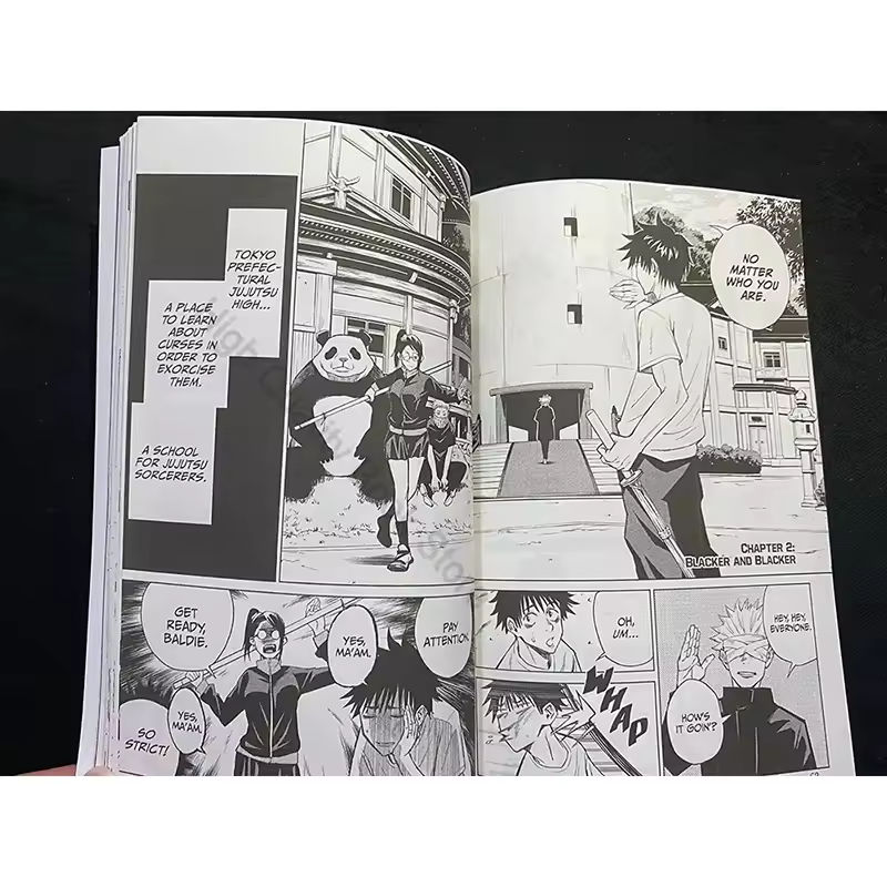 1 Book Anime Jujutsu Kaisen Japan Youth Teens Fantasy Science Mystery Suspense Manga Comic Book English Split for sale livre - Image 4