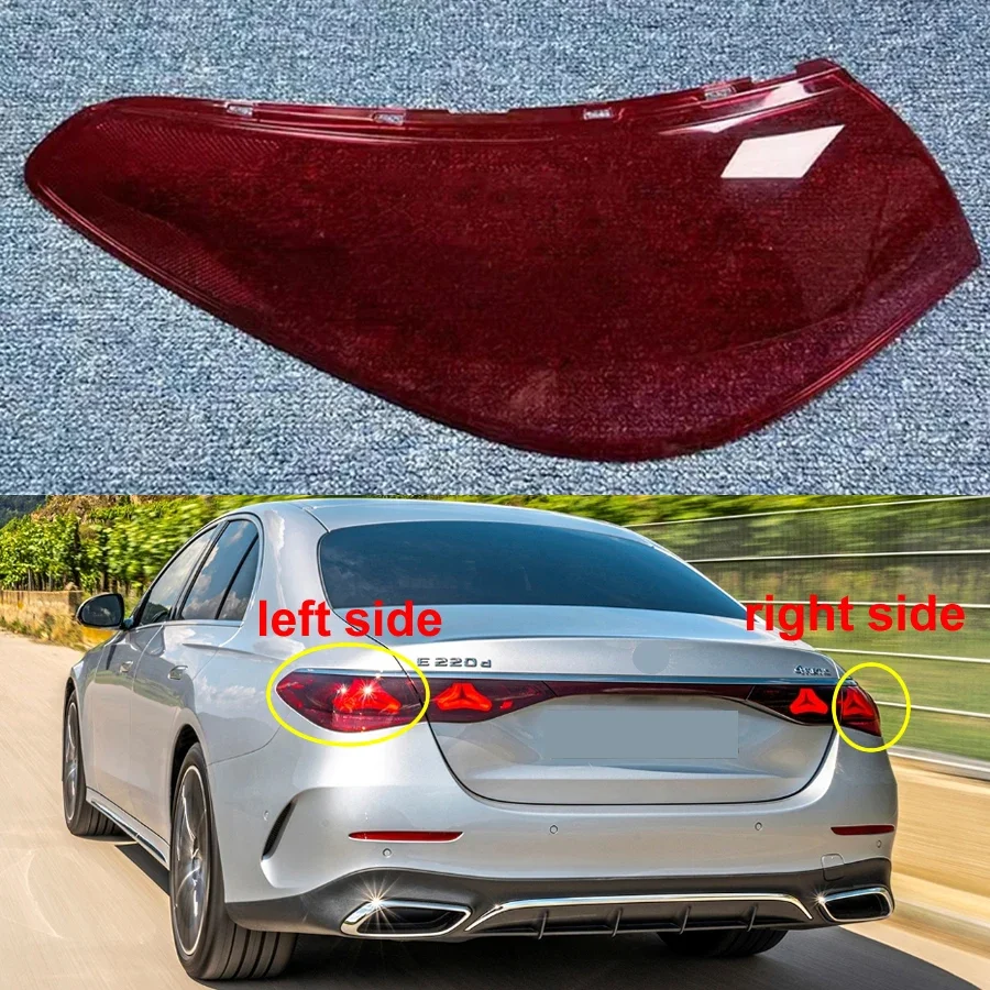 

For Benz E-Class W214 2024 Outside Rear Taillight Shell Tail Lamp Cover Brake Lights Mask Replace The Original Lampshade