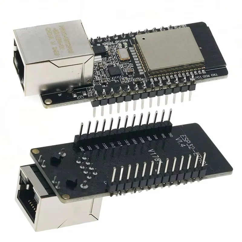 WT32-ETH01 Embedded Serial Port Networking Ethernet Bluetooth-compatible WIFI Combo Gateway MCU ESP32 Wireless Module Board view 3