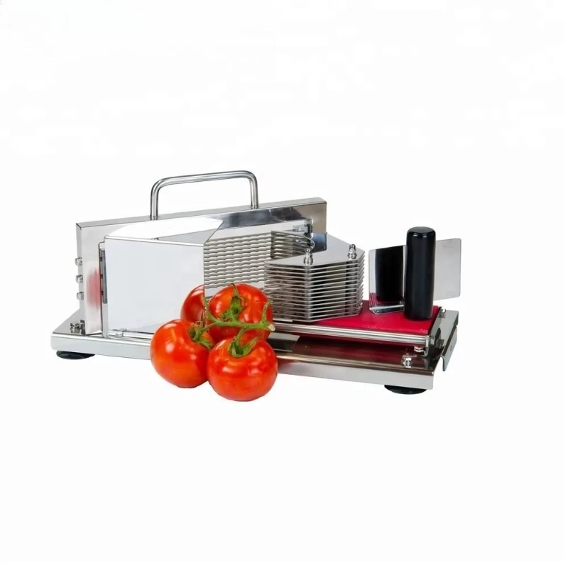 قطاعة طماطم يدوية من الفولاذ المقاوم للصدأ تجارية عالية الجودة، قطاعة طماطم للمطاعم المنزلية والمزارع والمواد الغذائية
