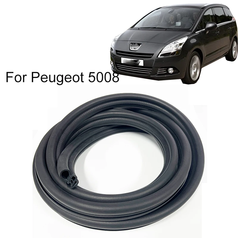 

For Peugeot 5008 Car Door Rubber Seal Strip Universal Soundproof Sealing Strips for Car Door Sealants 4 Meters