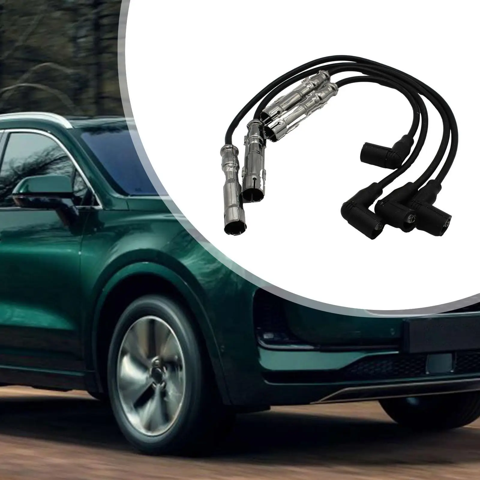 4-teiliges Kabelbaum für Zündspule 030905430 N Robuste Ersatzteile kompatibel für VW Polo (6N2) 1.0 Lupo i (6x1, 6E1) 1.0