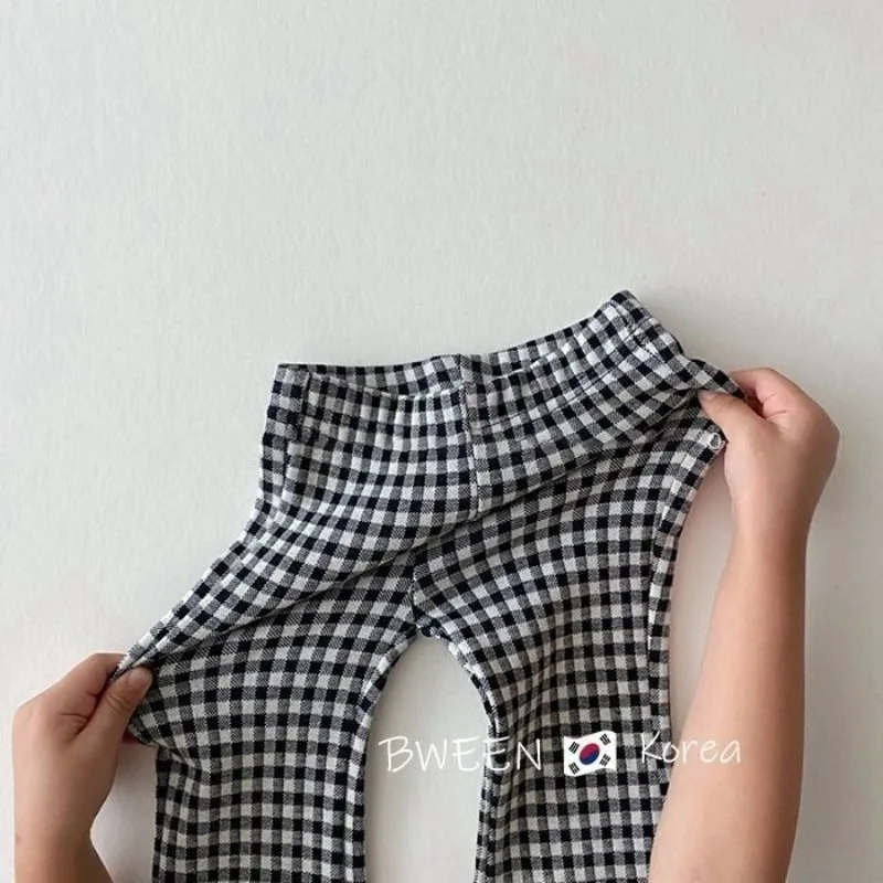 Girls Fleece-Lined Bell-Bottom Pants Autumn Winter Baby Stretchy Long Pants Kids Casual School Pants Soft Sports Pants Children