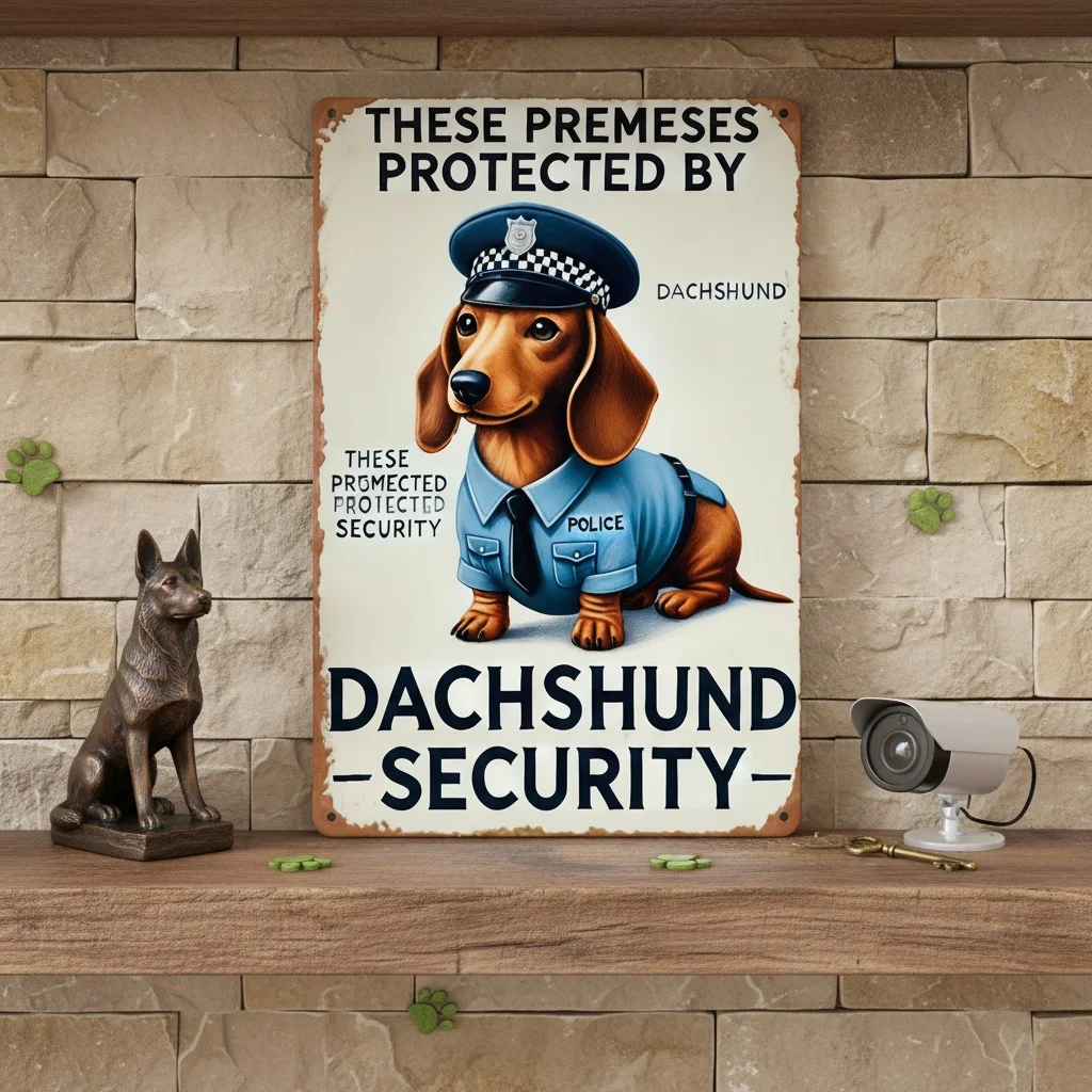 1 Pc, [Home Decor] Vintage Turkish Mastiff Guard Metal Wall Art - These Places Are Protected By Turkish Mastiff Guard Signs