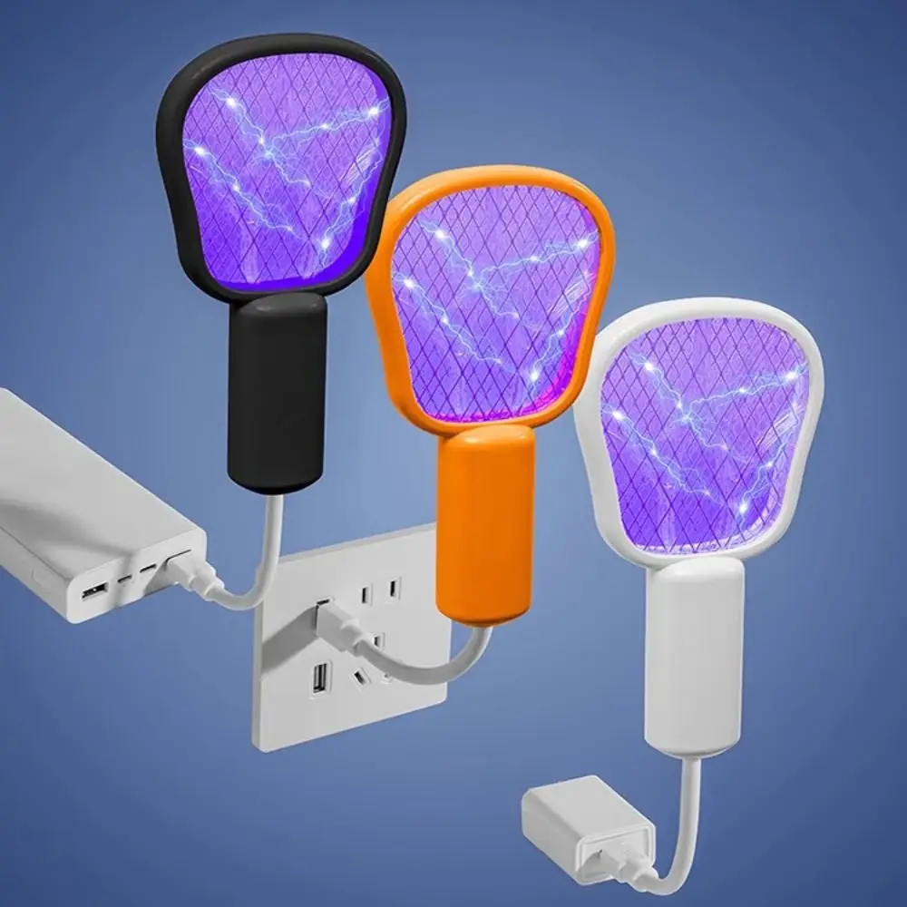 

Pest Control Mosquito Swatter Electric Shock UV Light Mosquito Killer Lamp Security Net Insect Racket