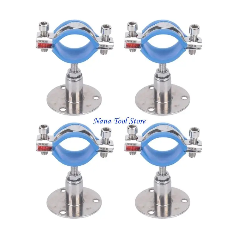 31GJ Pipe Support Bracket 4Pack Adjustable for Plumbing Install and Repair Use