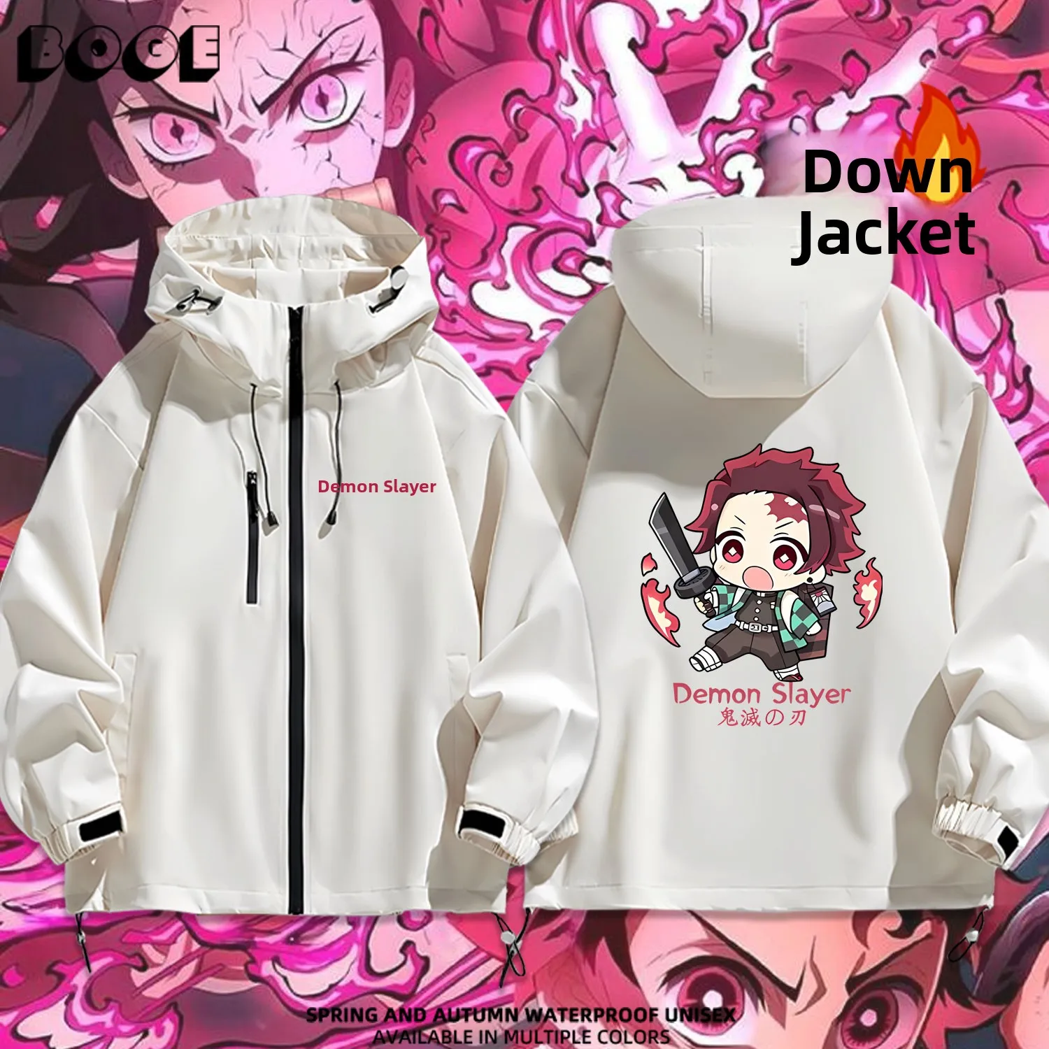 

Casual Hooded down Jaet Outerwear Breathable Windproof Youth Polyester Fiber Thiened Autumn Winter Outdoor Clothing