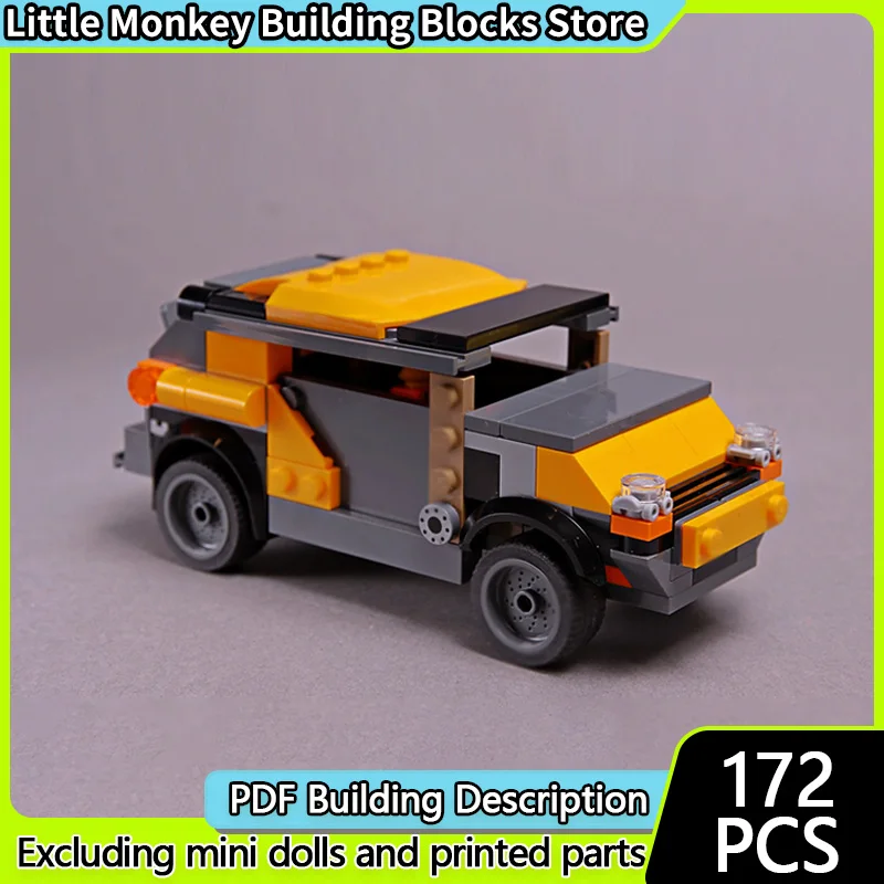 

Speed Racing Car Model MOC Building Bricks Desert All-Terrain Car Modular Technology Children Holiday Gifts Assemble Toys Suit