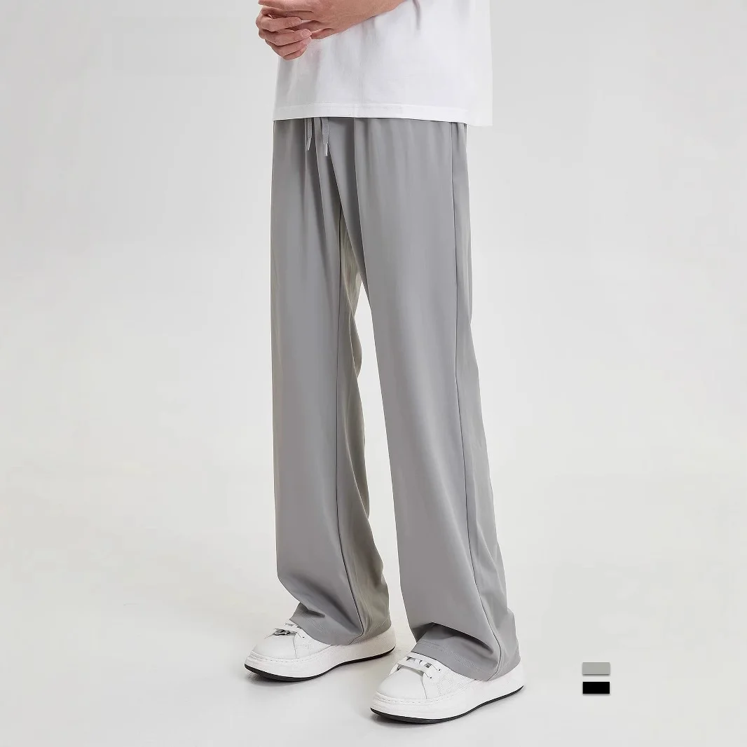 

Мужские повседневные брюки цвета хаки, расклешенные, свободного кроя, быстросохнущие, для активного отдыха, весна-лето