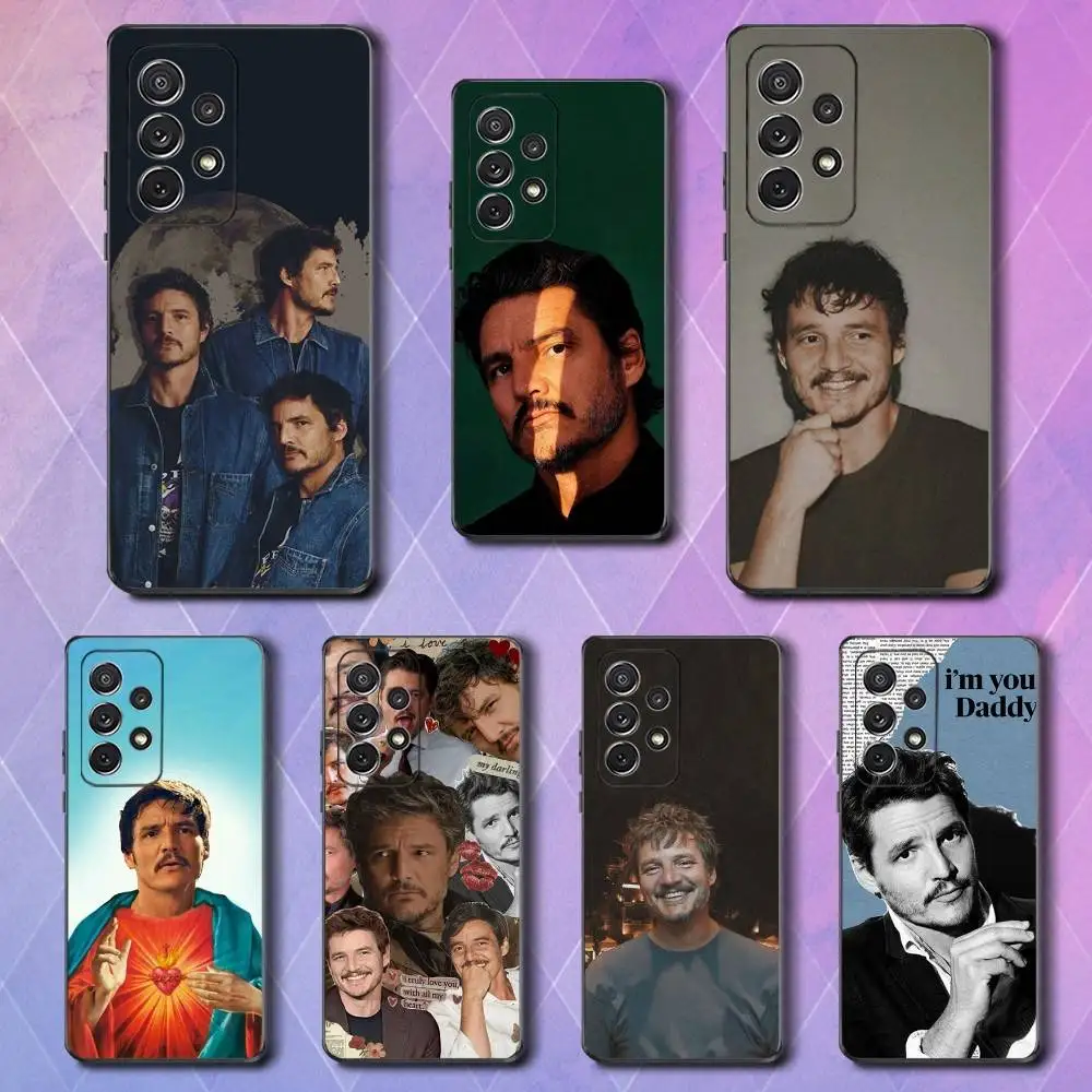 

P-Pedro Actor P-Pascal Phone Case For Samsung S25,S24,S23,S22,S21,S20,S10,Ultra,Plus,Lite,FE,Soft Silicone Black Cover