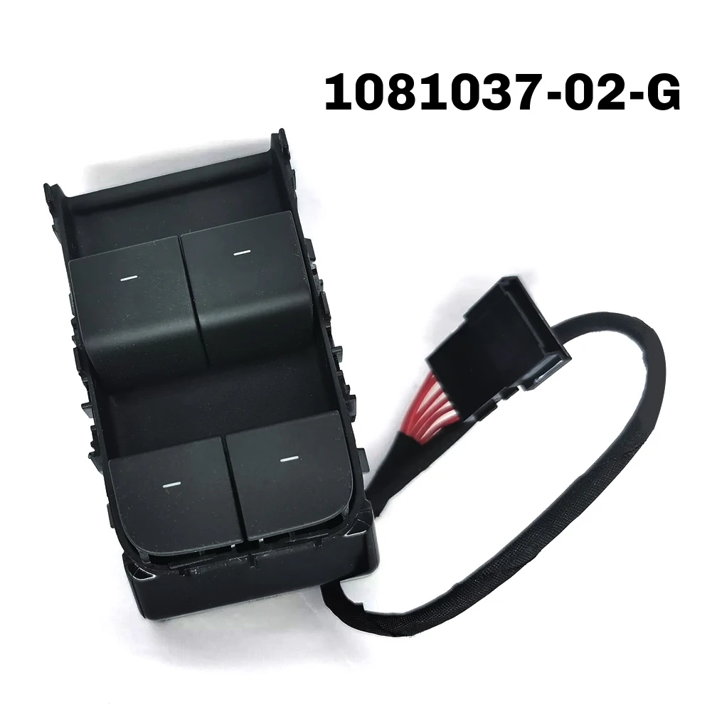 A56P-Car Left Front Power Window Control Button Switch 1081037-02-G For Tesla Model 3/Y 2021-2024 Door Glass Lifter