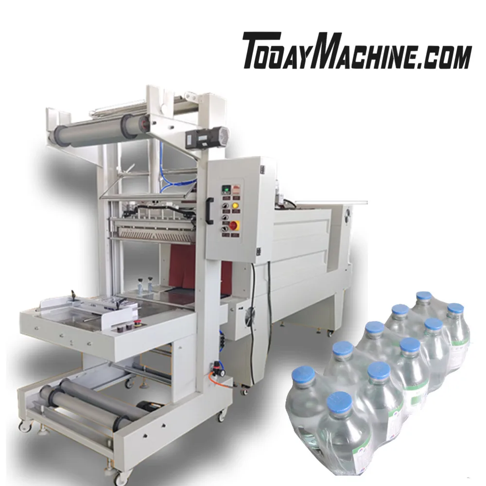 Sleeve Shrink Wrapping Machine Heat Tunnel Pneumatic Cutting machine For Bottle