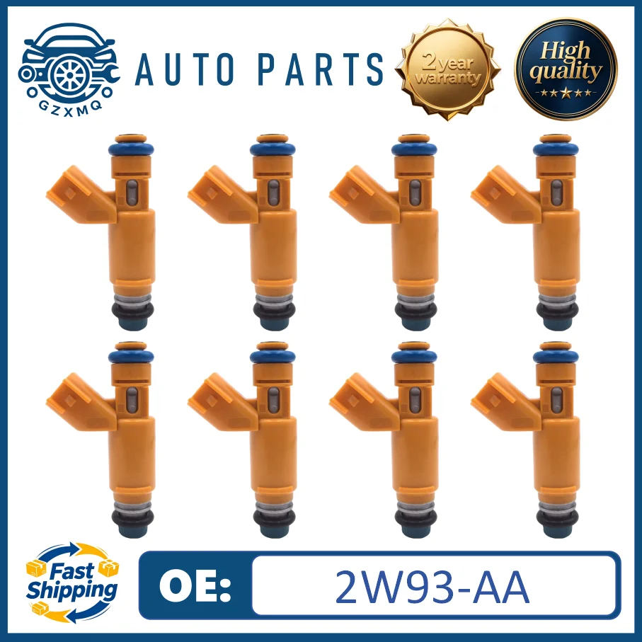

8pcs 2W93-AA Fuel injectors For Land Rover Range Rover Jaguar 4.2L 4.4L V8#AJ82353 4526563 195500-4280 2W93-AA 452656