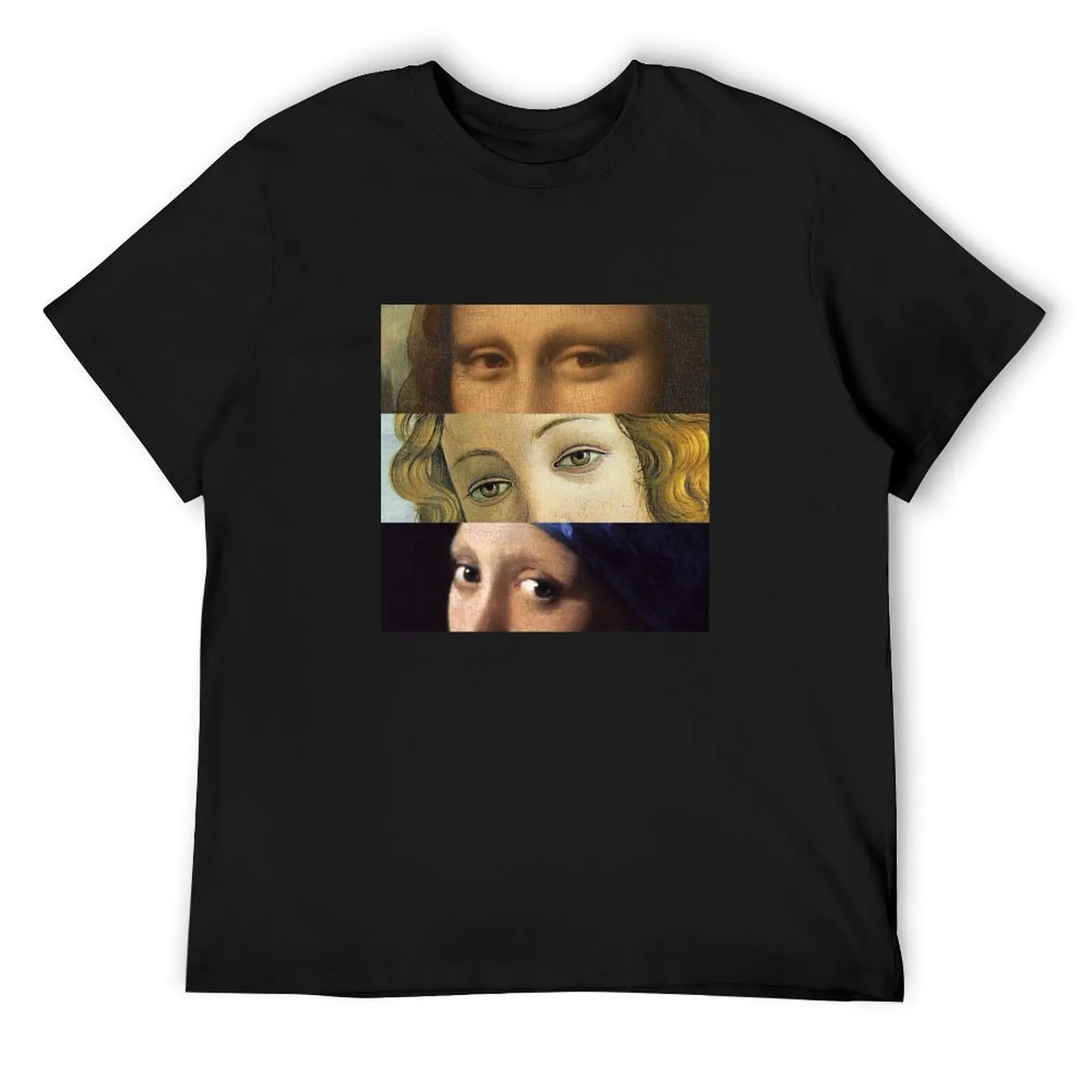 Famous Paintings - the eyes never lie 2 T-Shirt boys whites Blouse essential t shirt plus size clothes mens white t shirts