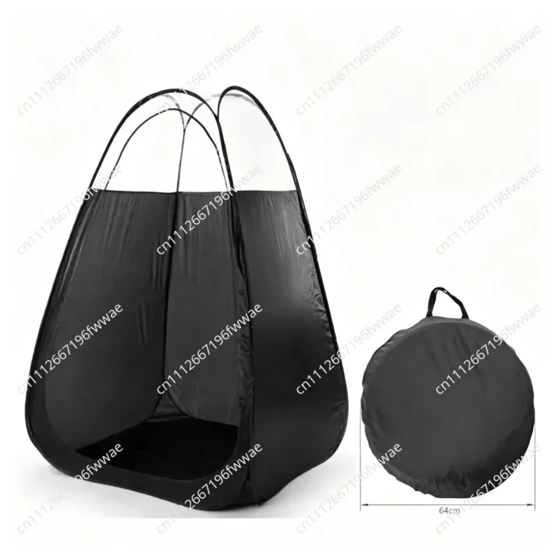 For Spray Salon PVC Transparent Tanning Simple Cover Outdoor Changing Bathing Doorless Tent
