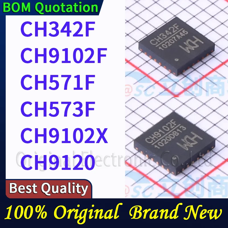 

CH342F CH9102F CH571F CH573F CH9102X CH9120 В наличии Оригинальные высококачественные компоненты