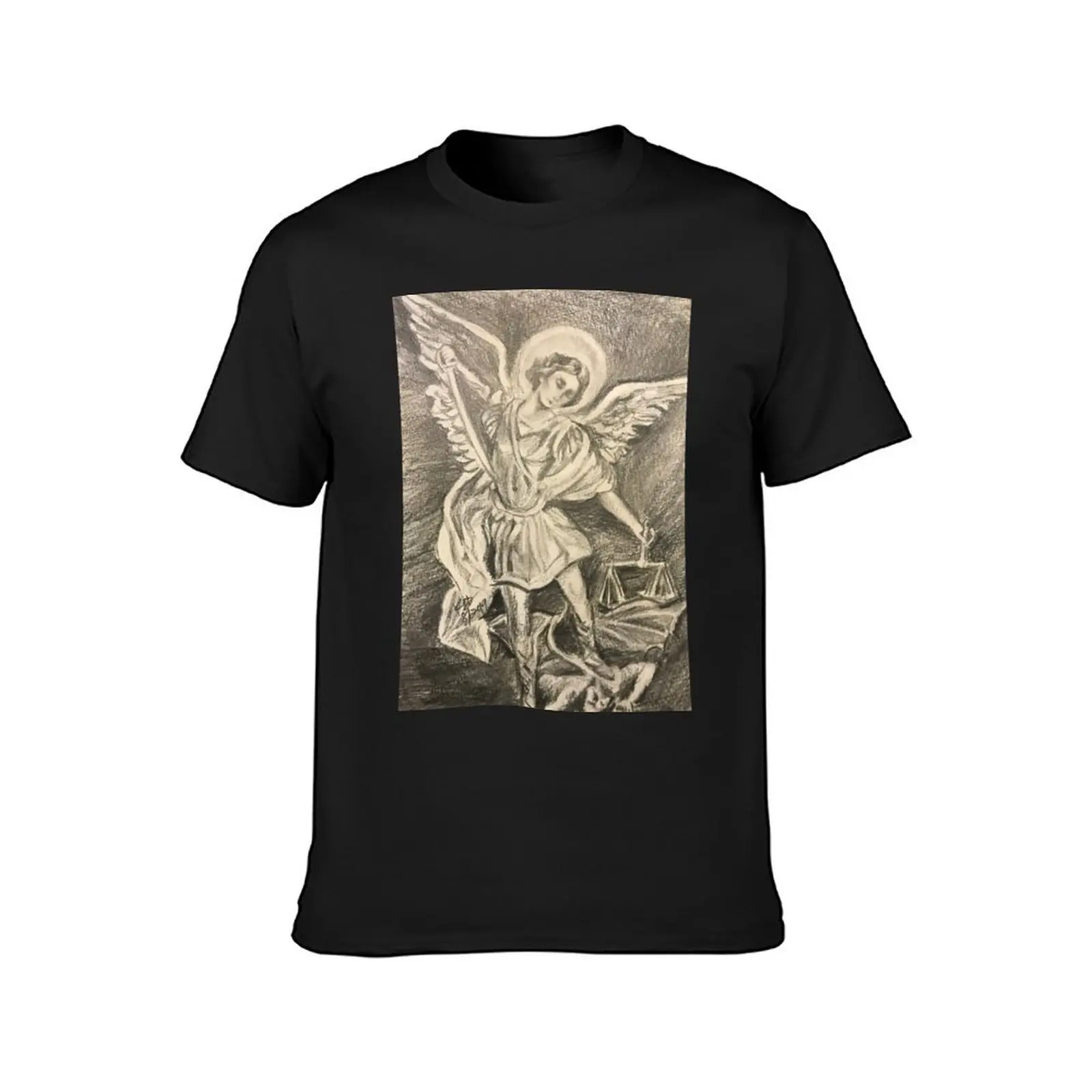 St. Michael the Archangel T-Shirt new edition blanks men workout shirt