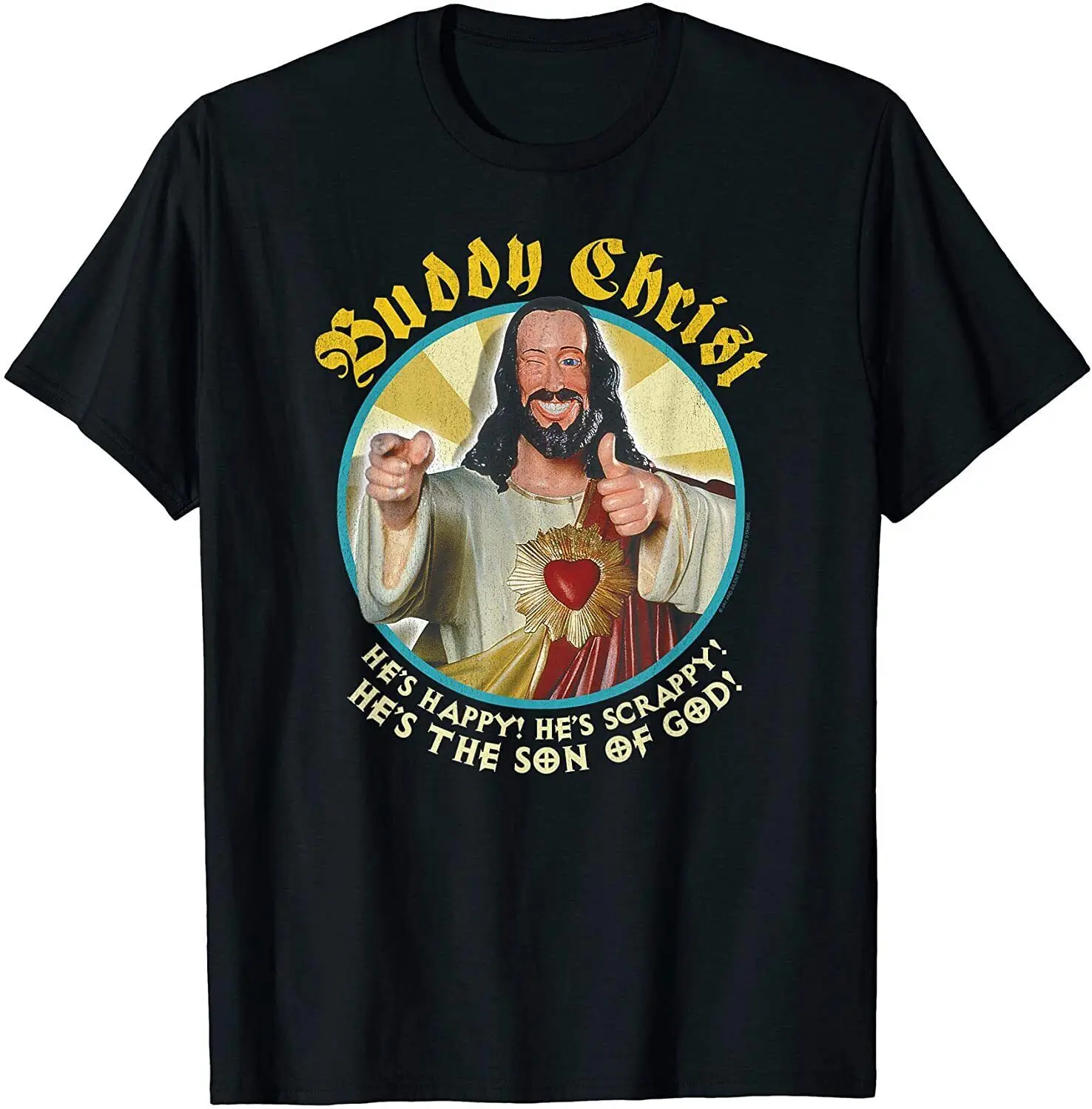 NEW LIMITED Buddy Christ Funny Son Of God Cool Humor Jokes T-Shirt - MADE IN USA