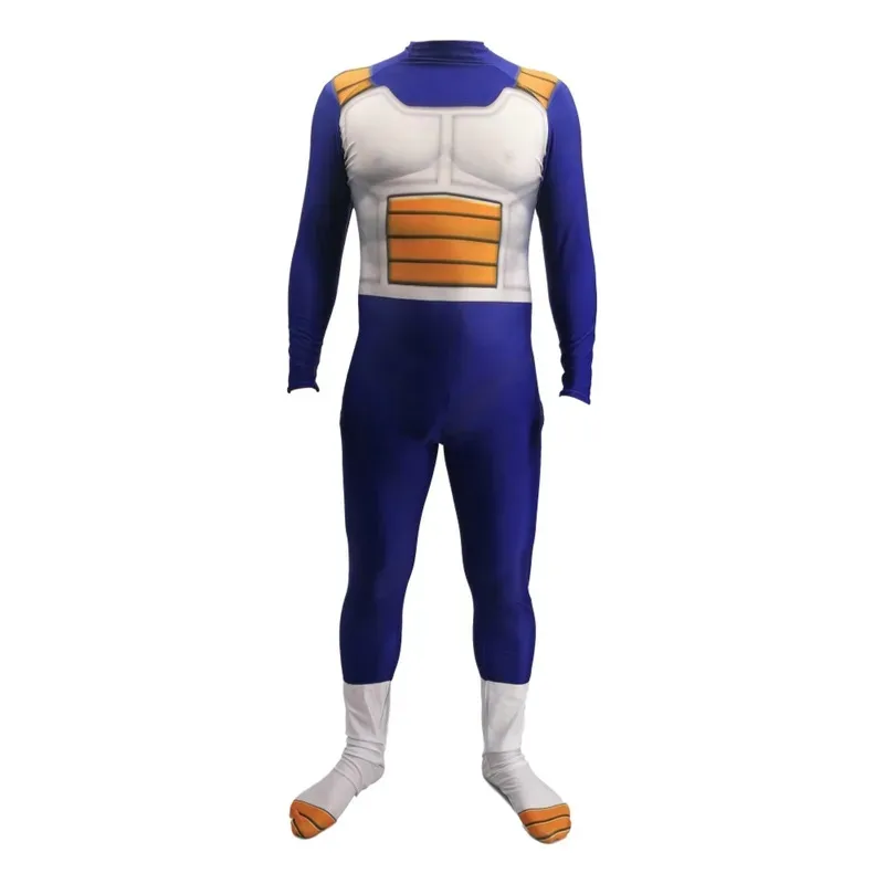 サイアニメ-ベジータ-ジャンプスーツ-ドラゴンボールz-グク-コスプレ衣装-大人-男の子-スーパーヒーロー-コスプレ-ベジータ-ボディスーツ