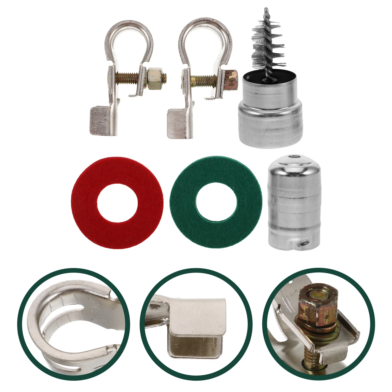 

Terminal Connectors Kit Heavy Duty Brass Tin Plated Secure Wire Connections Reliable Performance Car Motorcycle Electric