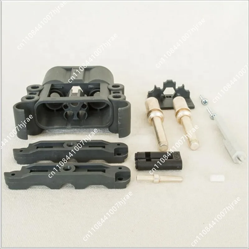 Conector Batería Alta Corriente 2 Pines 80A 160A 320A Para Horquilla Eléctrica Carrito Golf Repues