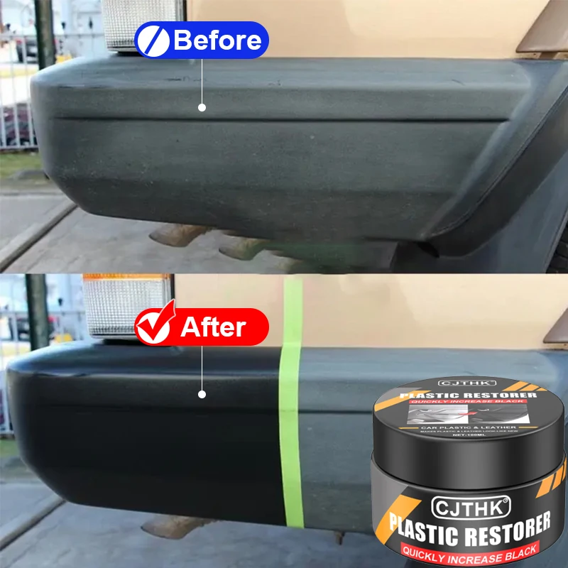 Car Plastic Restorer Universal Plastic and Leather Repair Polishing Wax Auto Interior & Panel Renewal Polish Wax Coating Agent