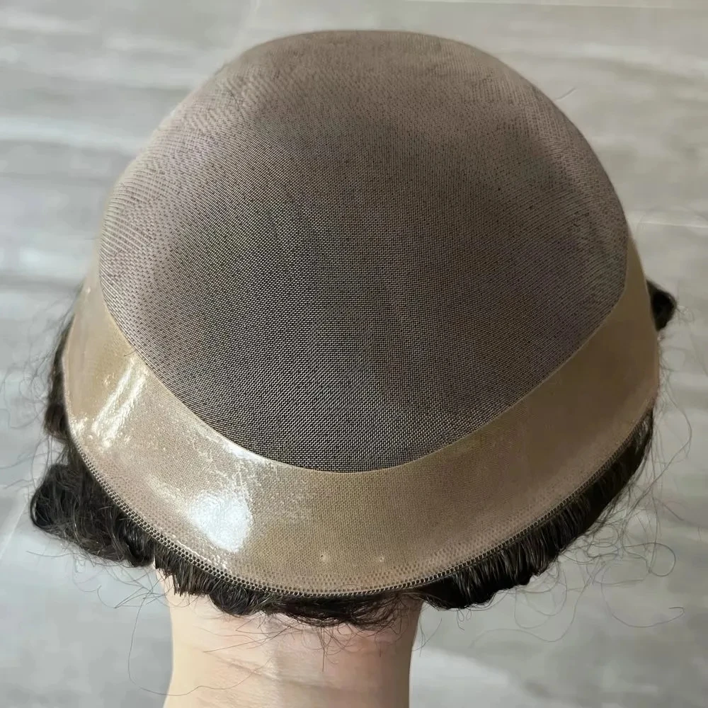 4 مللي متر 6 مللي متر ضيق مجعد شعري طبيعي الأفرو الأسود تصفيفة الشعر سوبر دائم غرامة أحادية NPU رجل قطع الشعر المستعار الرجال غير قابلة للاكتشاف