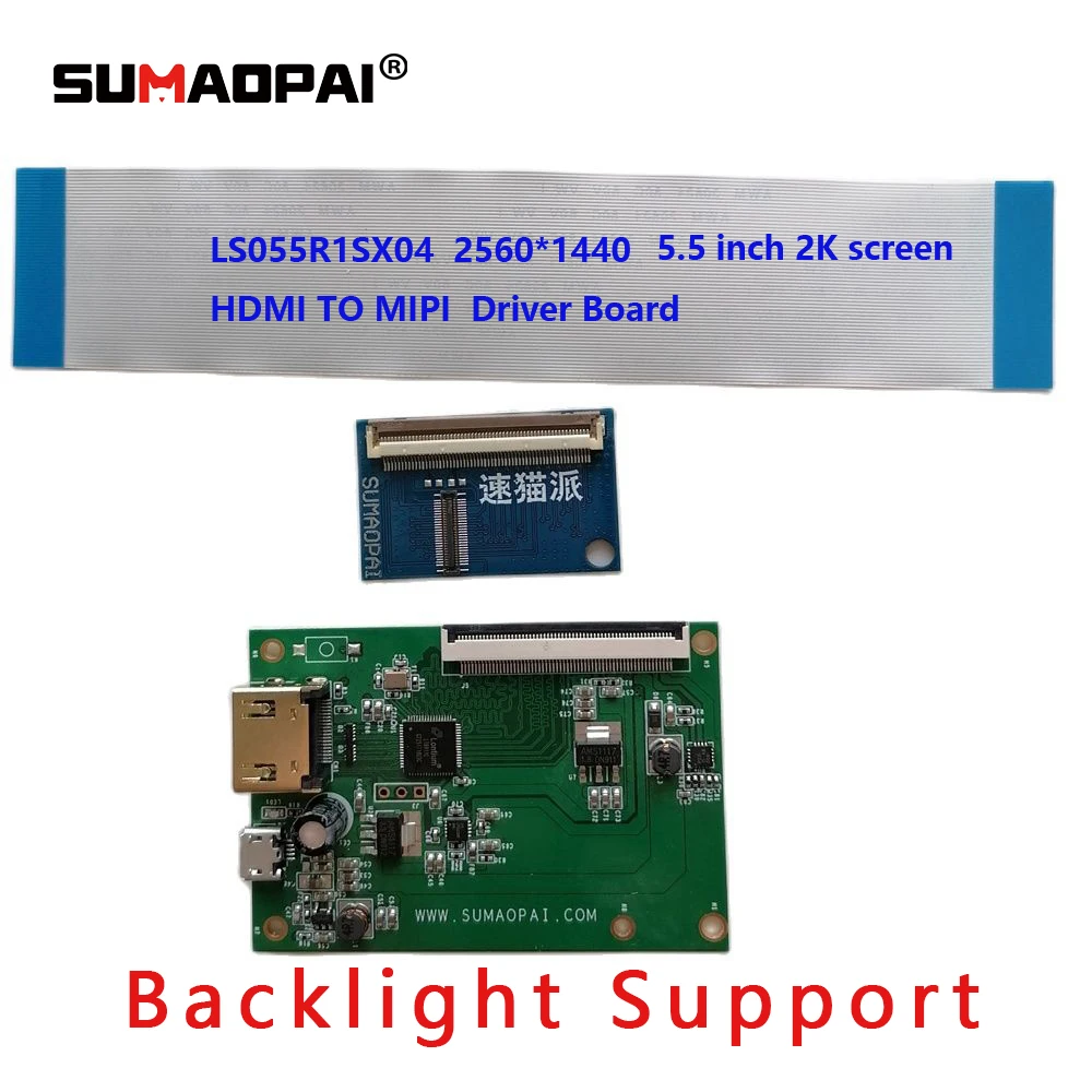 3D Printer Light Cured 5.5 LS055R1SX04  2560X1440 Resolving PowerUniversal Size LCD Screen