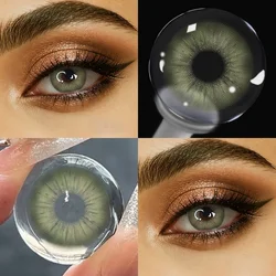VISUASHOW Rome Times Myopia Color Contact Lenses 6 Months Use 14.2mm Small Pupil Prescription Korea Design for Daily Eye Beauty