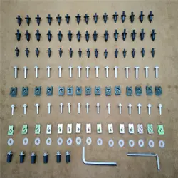 Complete Fairing Body Bolts Kit Fastener Clips Screws For Honda VFR400 NC30