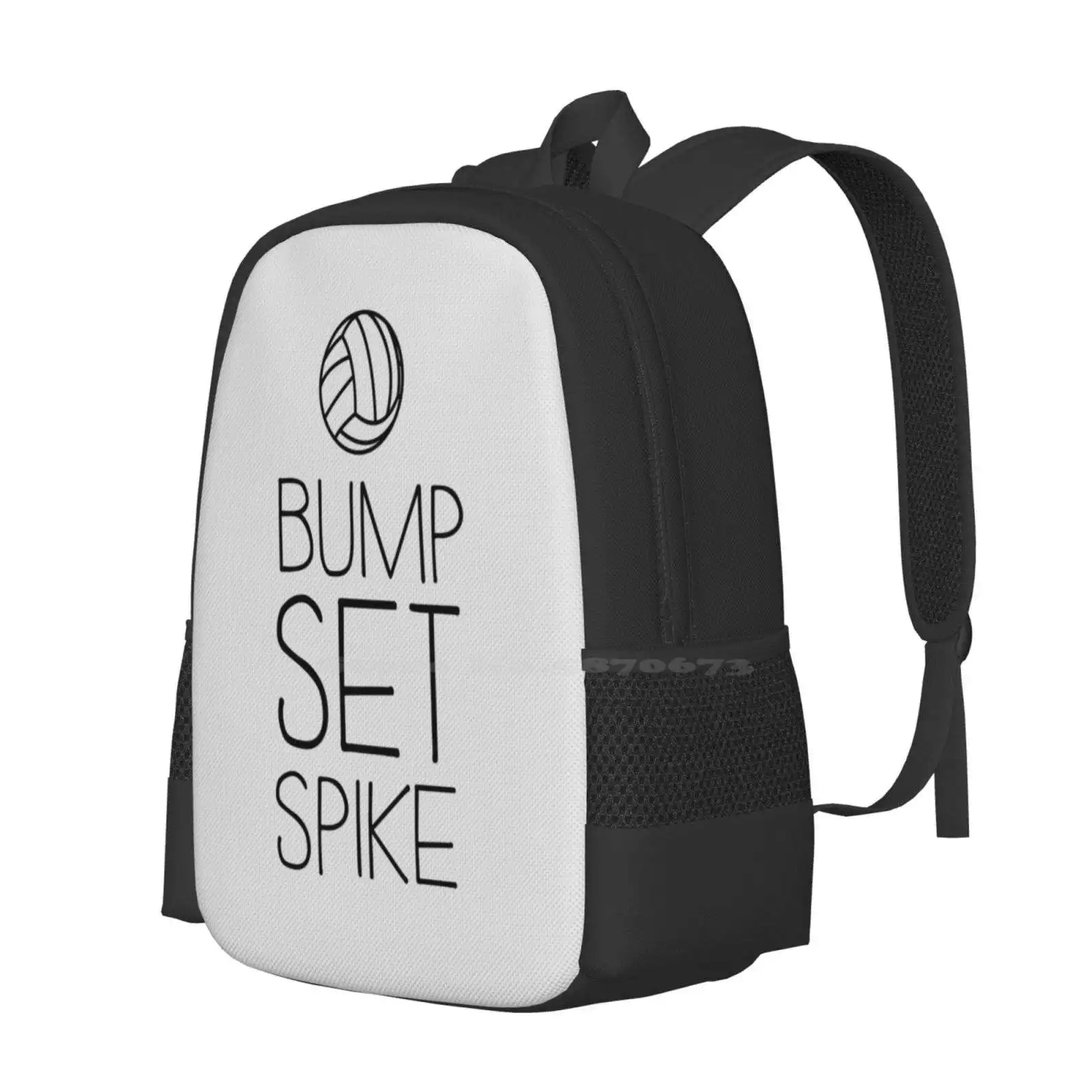 Voleibol voleibol Bump Set Spike School Bag Set para Adolescentes, Laptop, Viagem, Voleibol, Temporada, Temporada