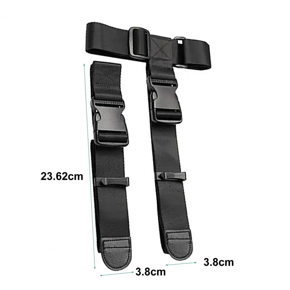 Hands-free Luggage Strap 3 Pcs Adjustable Luggage Connection Straps Heavy Duty Suitcase Belts Anti-lost Travel Bag for Secure