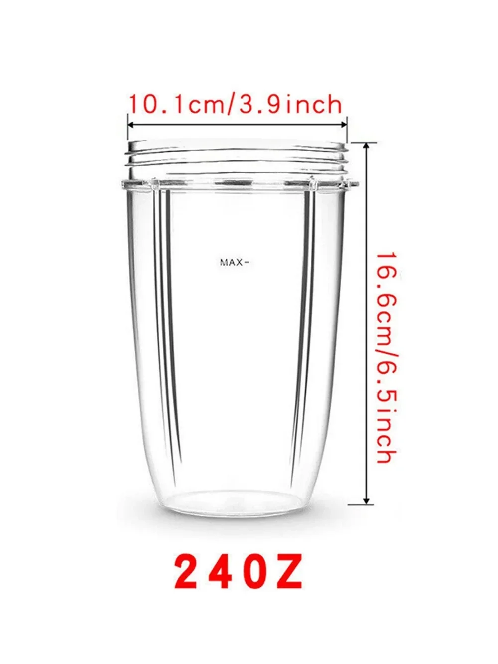 Hot Sale 18/24/32OZ Juicer Replacement Cup Transparent Plastic Mug for Nutribullet 900w 600w Bullet Juicer Home Kitchen Supplies