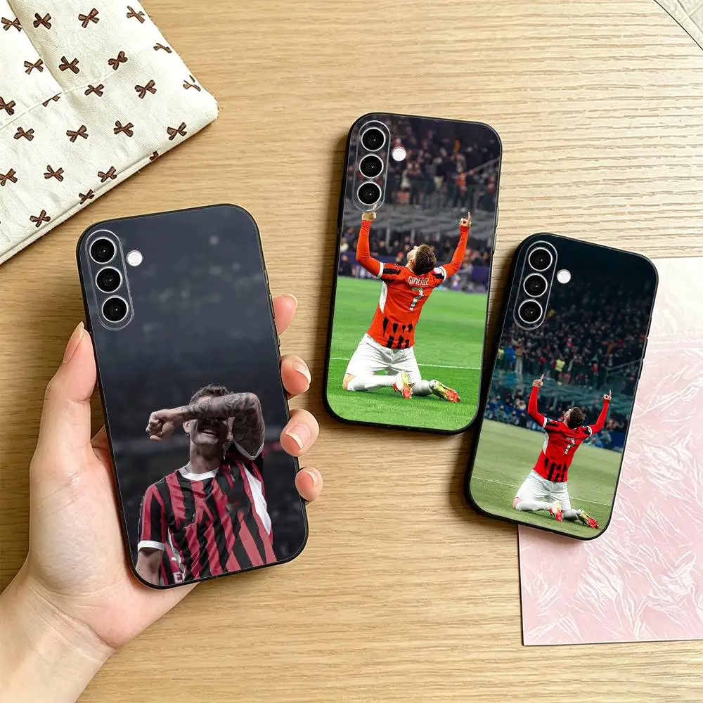 Santiago Gimenez  Phone Case For Samsung Galaxy A73,A72,A71,A70,A53,A52,A51,Others Soft Black Cover