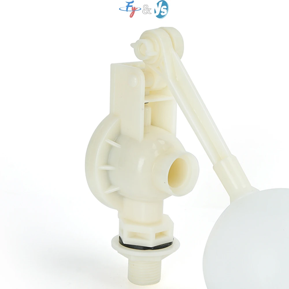 Adjustable Water Level Controller Plastic Ball Float Valve For Solar Tower Water Tank Automatic Water Makeup Valve Accessories