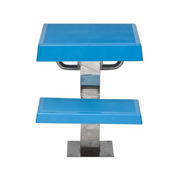 Swimming Pool Starting Block Two Steps Diving Platform for Swimming Competition