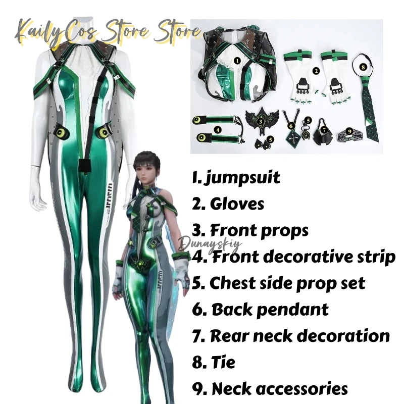 

Game Stellar Blade Eve Cosplay Costume Jumpsuit Uniform Halloween Carnival Party Christmas Play Role Clothes Clothing