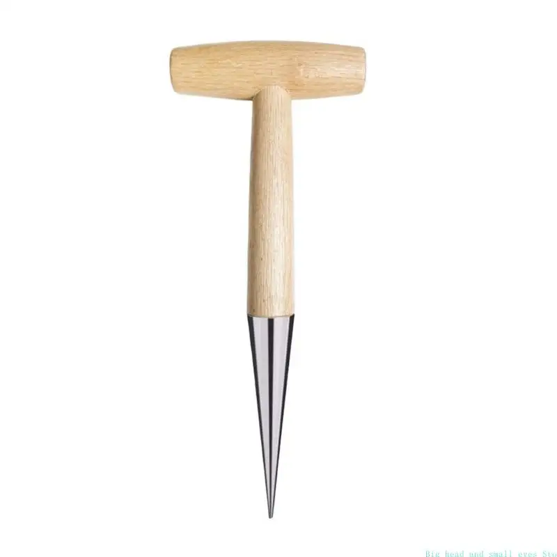 

581C Dibbler Gardening Tool Bulb Planting Tool with Handle Seed Dibber Vegetable Plant Sowing Tool