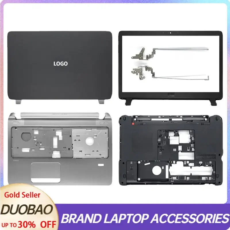 

New For HP Probook 450 G2 455 G2 Laptop LCD Back Cover/Front Bezel/Palmrest Upper/Bottom Base Case Hinges 791689-001 AP15A000100