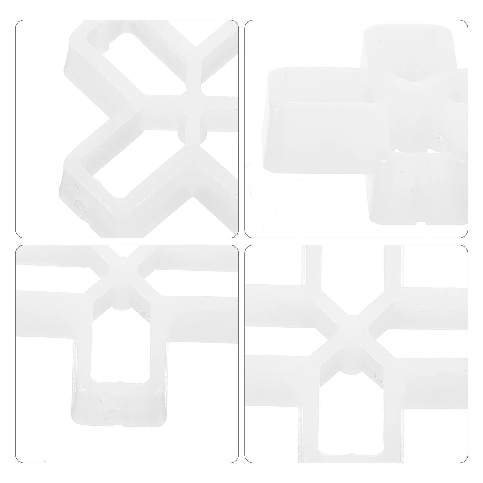 100 Pcs Ceramic Floor Tile Spacers Leveling Tiles Flooring Porcelain System 1cm Plastic Square Patio