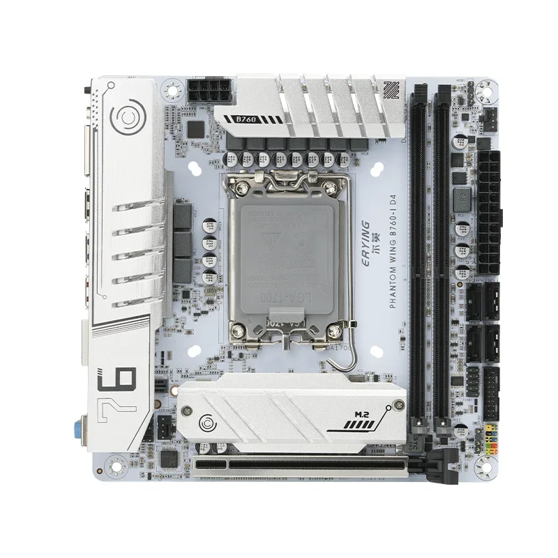 Imagem -05 - Erying-itx B760i Gaming Motherboard Argb com Cartão Wifi Suporte Lga 1700 Core 12 13th i9 i7 i5 i3 Dual Channel Memória Ddr4