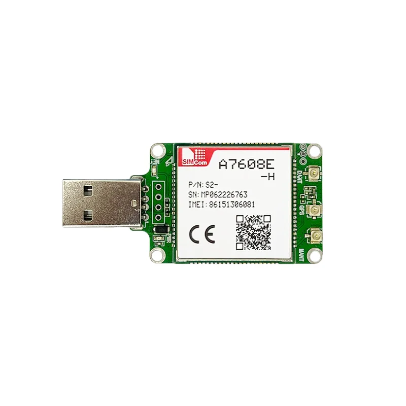In stock！！！SIMcom LTE CAT4 USB Dongle A7608E-H suporrt Data Voice GNSS Optional