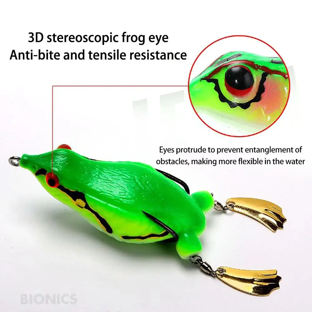 12cm 25g Fishing Lures Kit Realistic Frog Floating Lure Soft Baits With Hooks Suitable For Freshwater Saltwater Artificial Bait